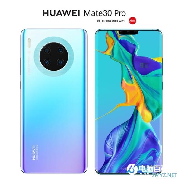 华为Mate 30 Pro概念渲染：圆环形四摄、正面视觉无边框