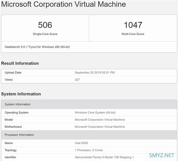 Windows Core OS 设备现身 GeekBench，搭载 Intel 5 核 Lakefield 处理器