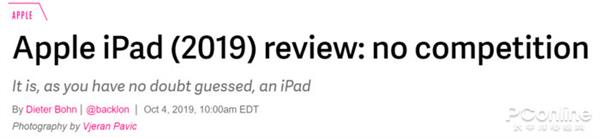 2019新款iPad值得入手吗？看外媒怎么说