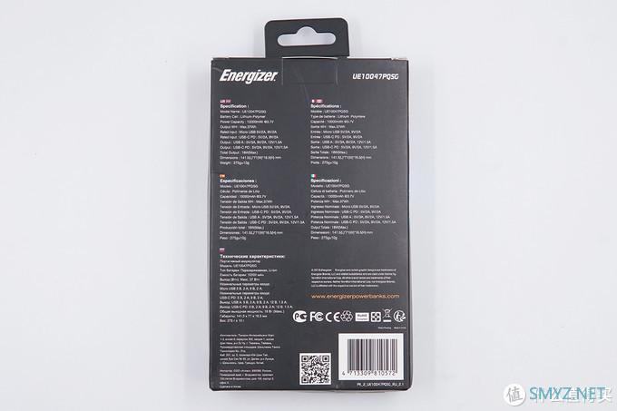 拆解报告：Energizer劲量 QC+PD 18W 10000mAh移动电源