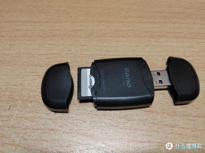 真usb3.0读写的8.8的绿巨能usb3.0 SD卡 micro sd TF卡读卡器