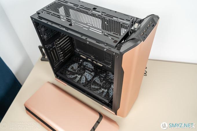 蘑菇爱搞机 篇一百四十四：那一抹金色，让人欲罢不能、酷冷至尊(CoolerMaster)SL600M金色版 全塔机箱 评测