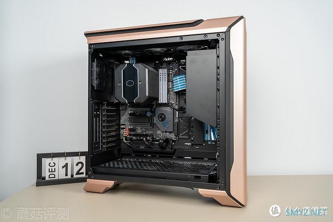 蘑菇爱搞机 篇一百四十四：那一抹金色，让人欲罢不能、酷冷至尊(CoolerMaster)SL600M金色版 全塔机箱 评测