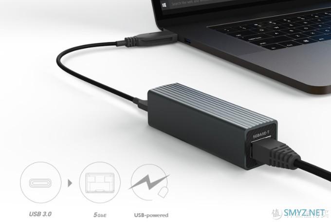 我放弃了万兆网卡，换上了它：威联通QNA-UC5G1T USB3.0转5GbE网卡，群晖可用！