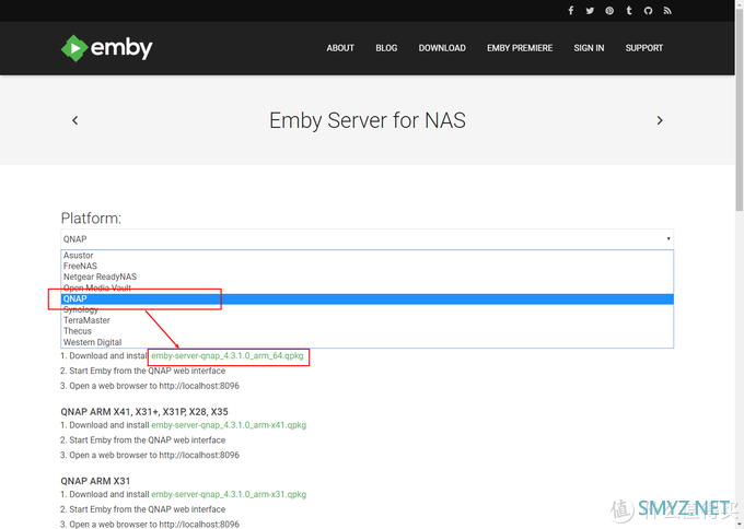 威联通QNAP系统入门&进阶 篇二：宅家新姿势—威联通NAS安装套件版Emby搭建家庭影音服务器