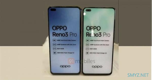 OPPO Reno 3 Pro印度版真机曝光