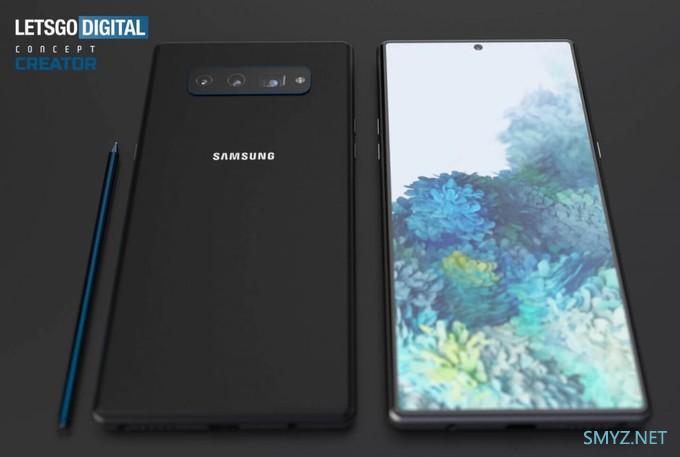 下半年机皇预定：三星 Galaxy Note 20 渲染图曝光奥利奥、投币机后，流行的是防爆盾？