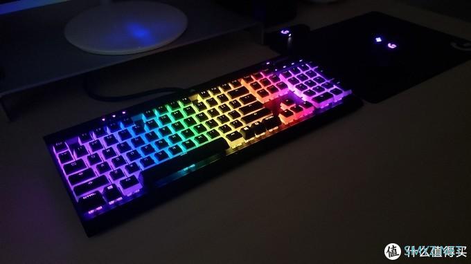 一把键盘就是一个迪厅：海盗船K70 RGB X 双皮奶布丁键帽