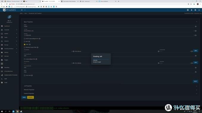 Freenas11.3 jail创建失败解决办法