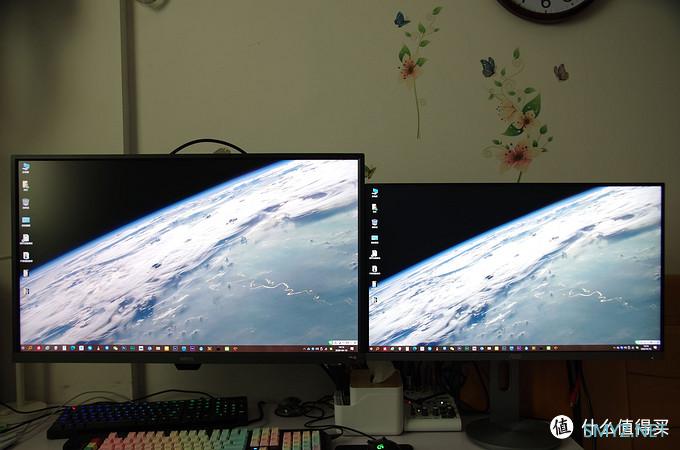 40张图片对比终结4K VA和IPS孰优孰劣问题——BenQ EW3270U开箱和初步使用心得