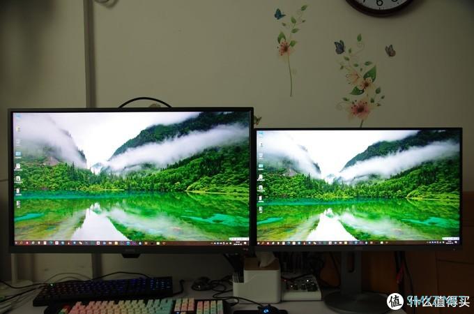 40张图片对比终结4K VA和IPS孰优孰劣问题——BenQ EW3270U开箱和初步使用心得