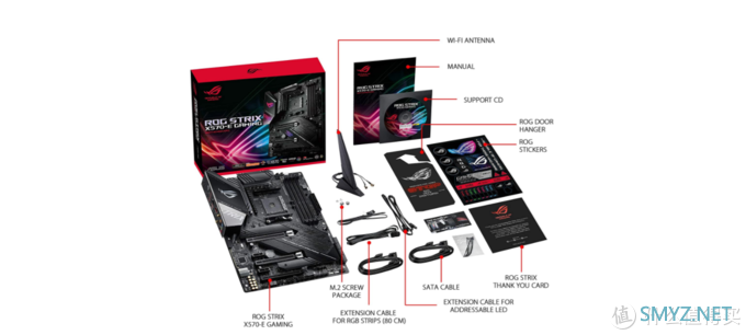 我的ROG产品继续更新—— ROG strix x570 E Gaming主板开箱