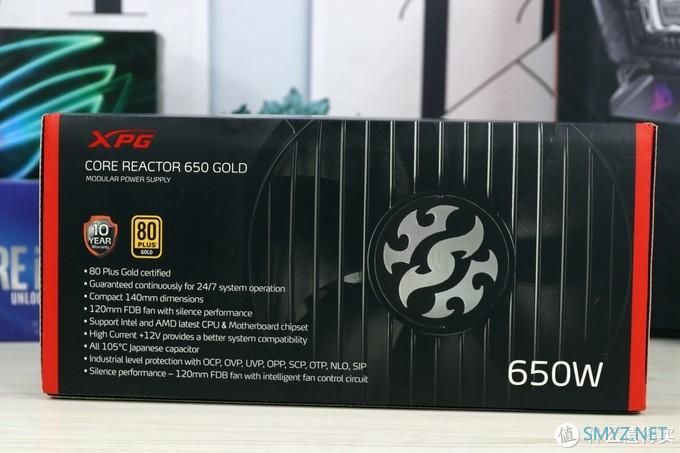 10年质保 XPG Core Reactor CR650金牌全模组电源开箱体验