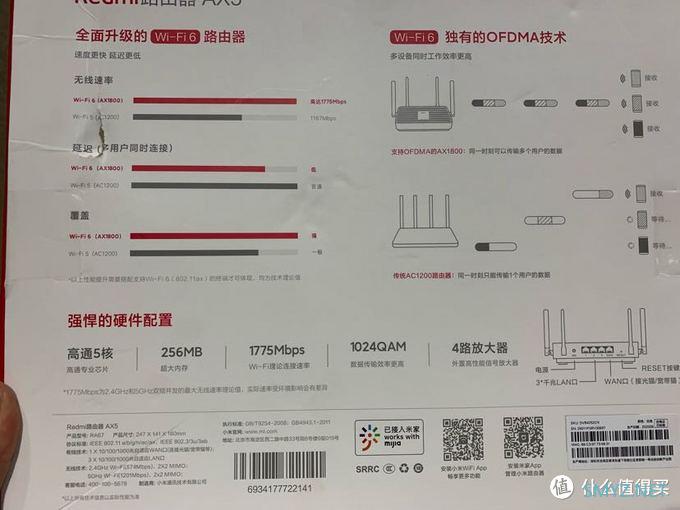 WIFI6 RedmiAX5入手体验