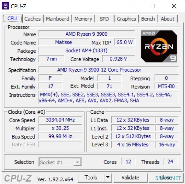 AMD锐龙9 3900测试功耗表现有惊喜，比锐龙9 3900X降低约30%