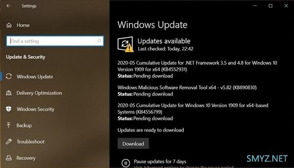 微软调整Windows 10更新机制，用户可轻松选择系统/驱动更新和暂停更新