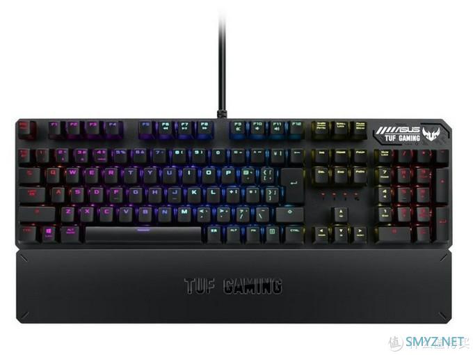 华硕发布新TUF Gaming K3机械键盘， 支持Aura Sync、磁吸式腕托