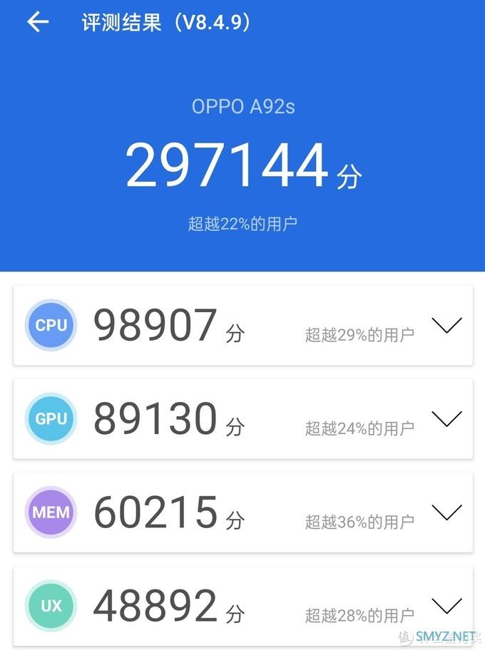 联发科天玑800性能实测—OPPO  A92s