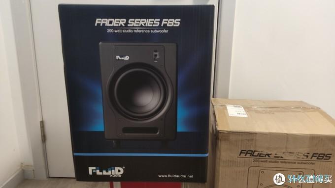 2K价位入门监听低音炮 - Fluid F8S 超低音监听音箱开箱评测