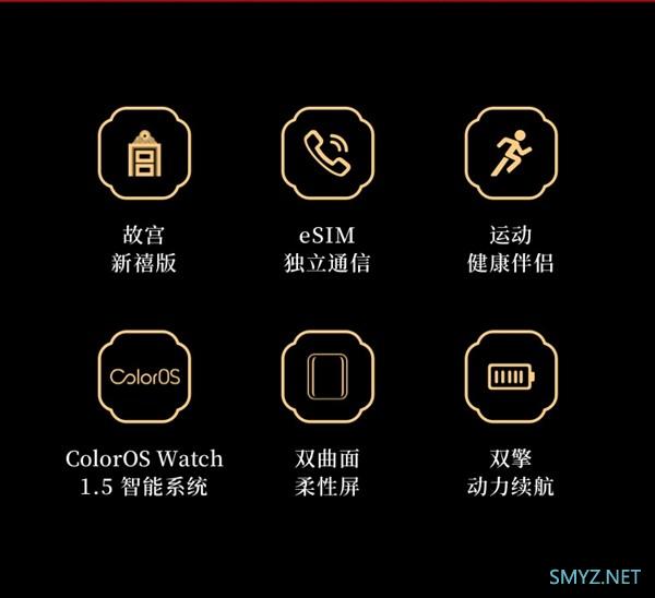 21天续航、支持eSIM：OPPO Watch故宫新禧版开启预售1999元