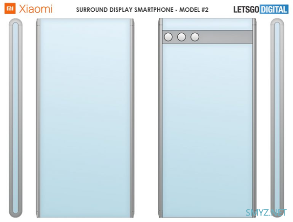 小米环绕屏方案又有新专利，顶部和底部都是屏