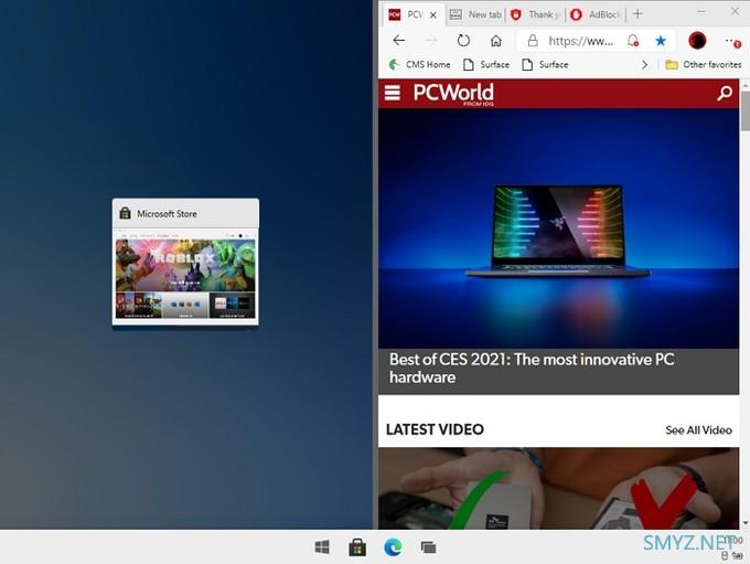 外媒分享Windows 10X界面，UI风格与ChromeOS和MacOS相似