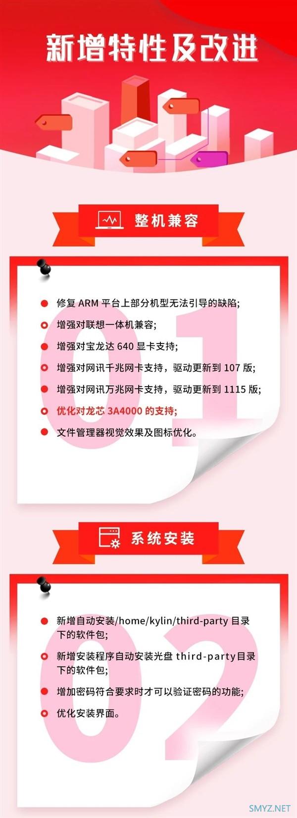 银河麒麟桌面操作系统V10发布2101更新，重点强化对于国产硬件的支持