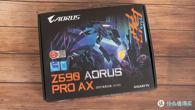 技嘉小雕PRO Z590 AORUS PRO AX主板开箱，10700K和内存超频测试