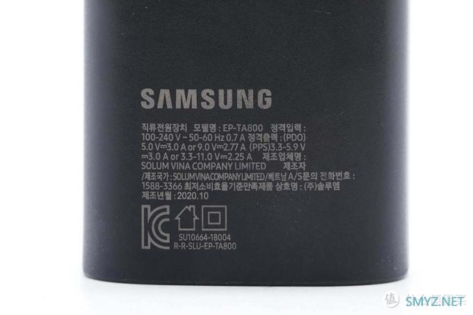 拆解报告：SAMSUNG三星25W PD快充充电器欧规