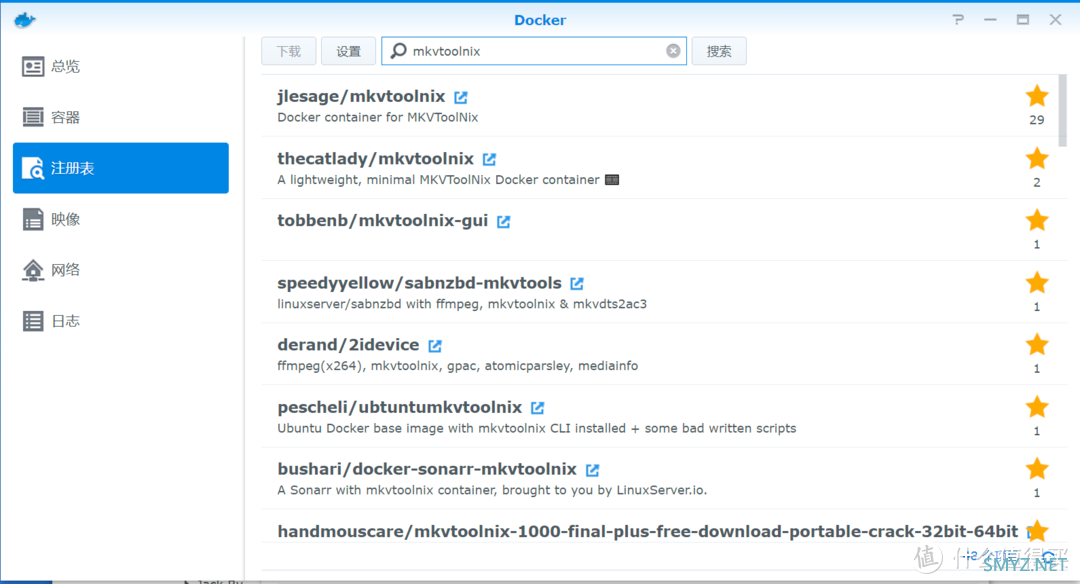 个人经验，群晖docker安装mkvtoolnix，后台转码电影