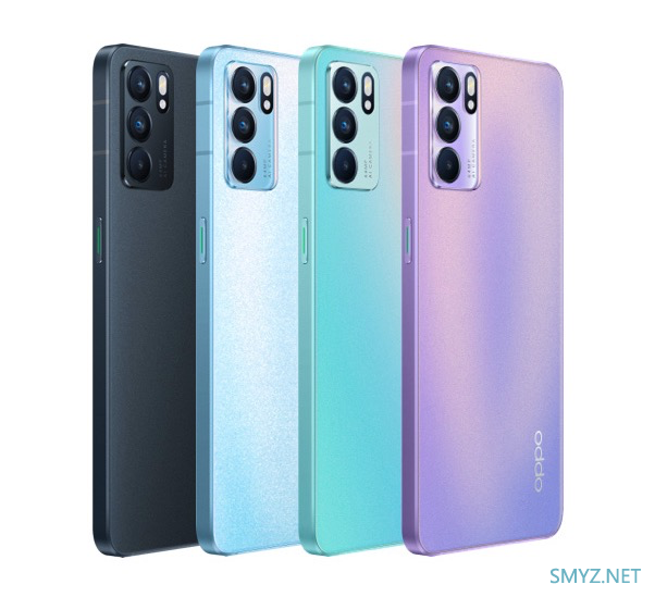 OPPO Reno6星黛紫配色今日开售：新晶钻3.0工艺、一体化中框设计2799元起