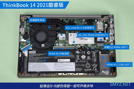 多接口TigerLake商用本 ThinkBook 14 2021酷睿版评测