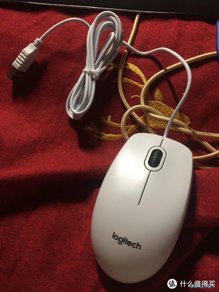 罗技 logitech MK120 USB有线键鼠套装开箱测评