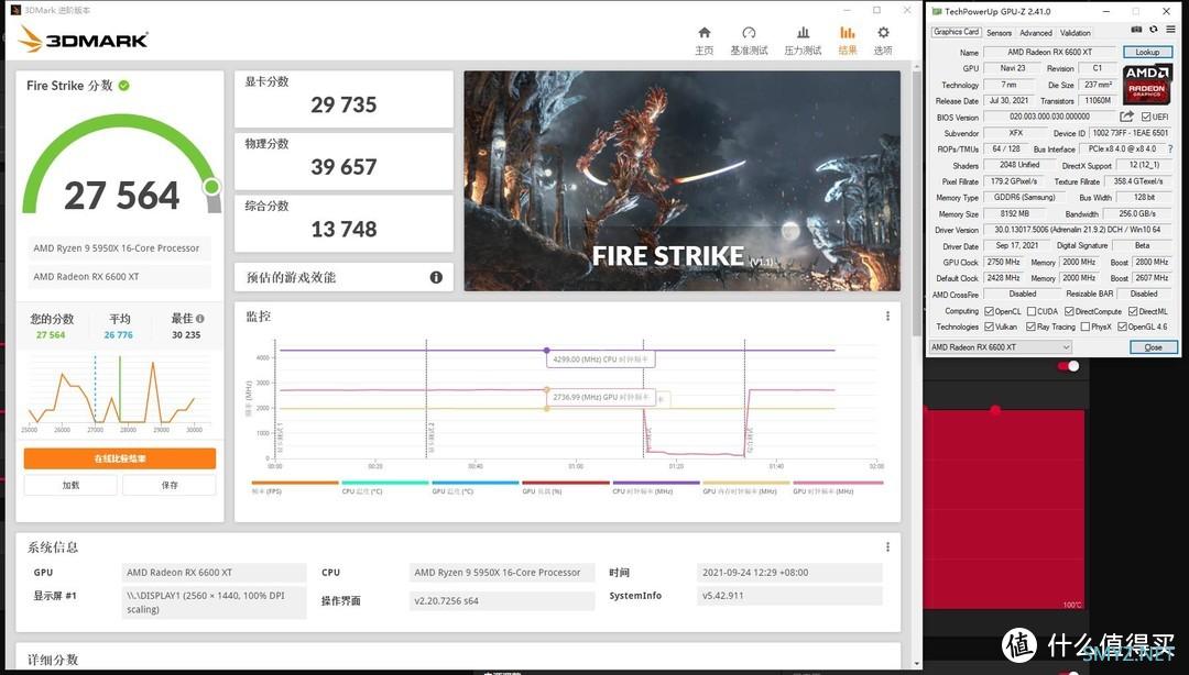 面向1080P的升级选择，XFX讯景RX6600XT海外版OC显卡开箱试玩