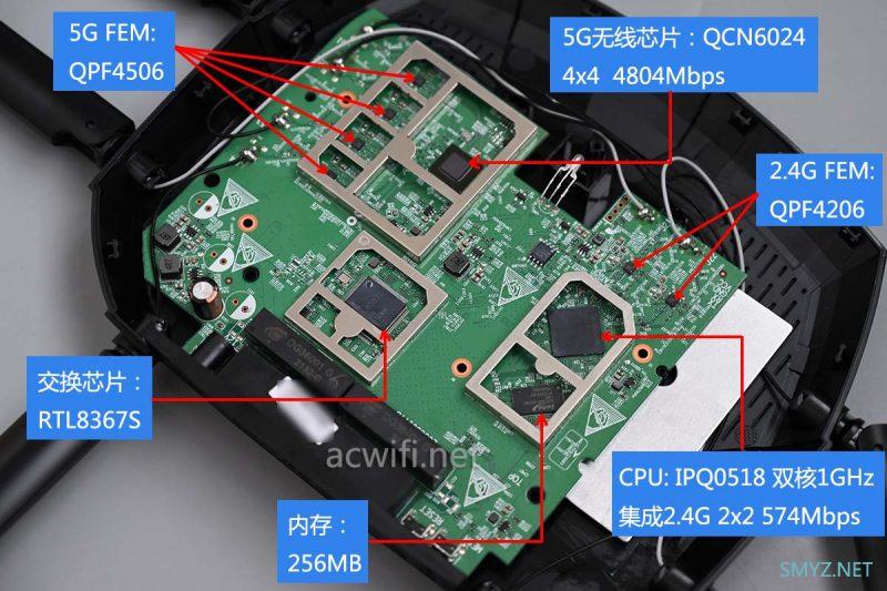 水星X54G拆机，AX5400 Wi-Fi 6无线路由器