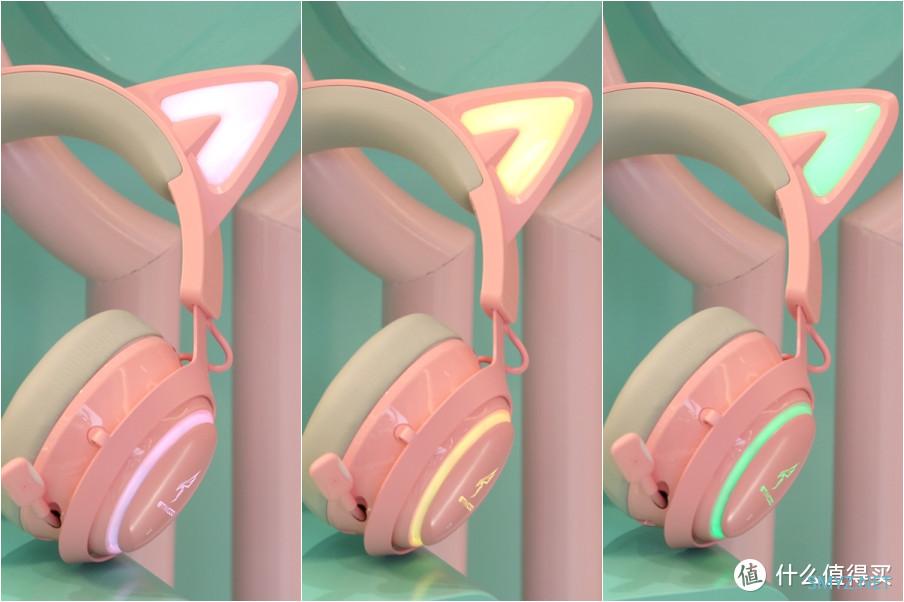 既萌又二次元的融入手游、直播中，就是硕美科发光猫耳游戏耳机