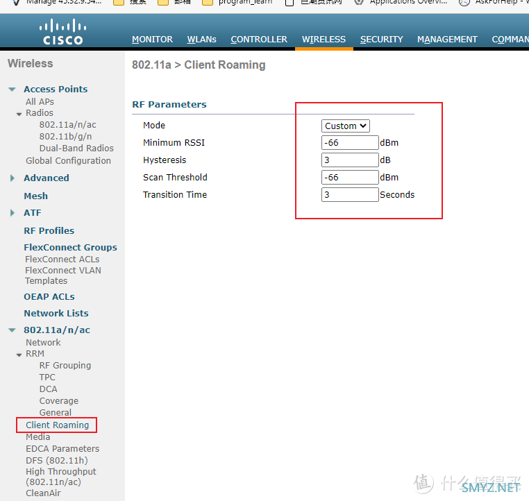 二手cisco ap wifi5 家庭布网测试，vwlc8.5设置802.11r注意事项