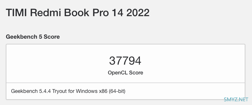 Redmi Book Pro 14 2022 跑分出炉：MX550 较上代提升约 15%