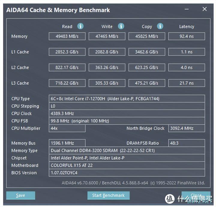 游戏本  |七彩虹 将星X15AT i7-12700H RTX3060实测