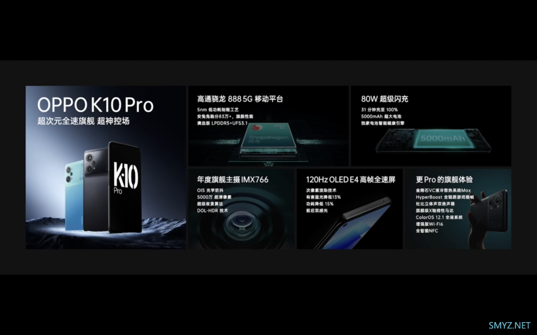 OPPO K10 Pro 发布：骁龙888加持、IMX766主摄、80W闪充2499元起