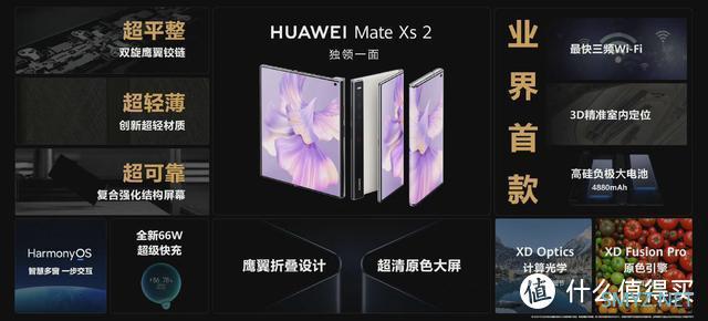 华为Mate Xs 2正式发布：机身仅有255克和5.4毫米，9999元起售