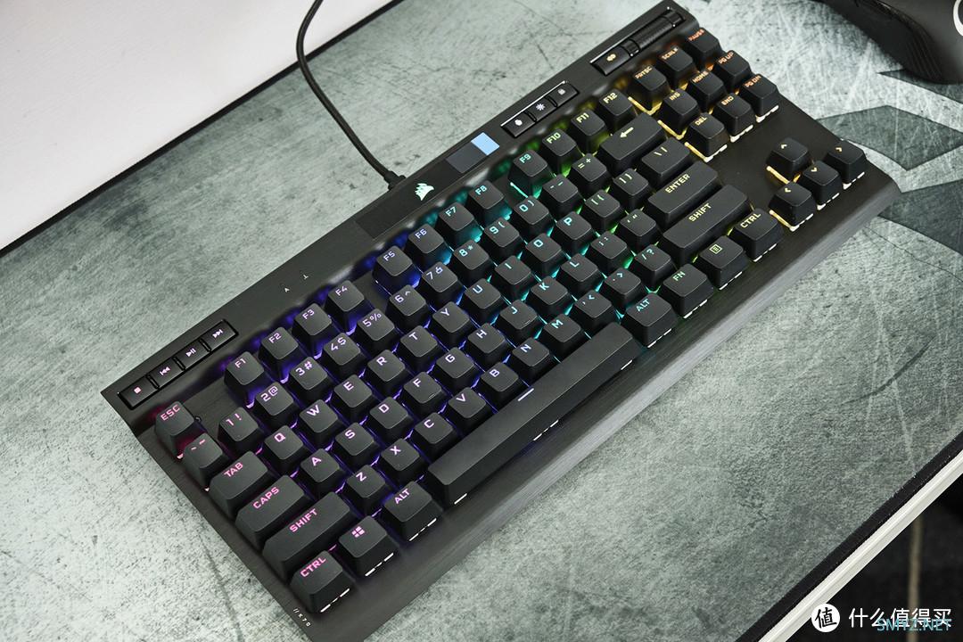 硬核电竞唯快不破，美商海盗船K70 RGB TKL OPX光轴机械键盘开箱