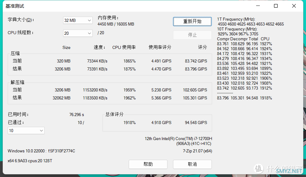 华硕天选3游戏本 i7-12700H + 3050Ti 体验