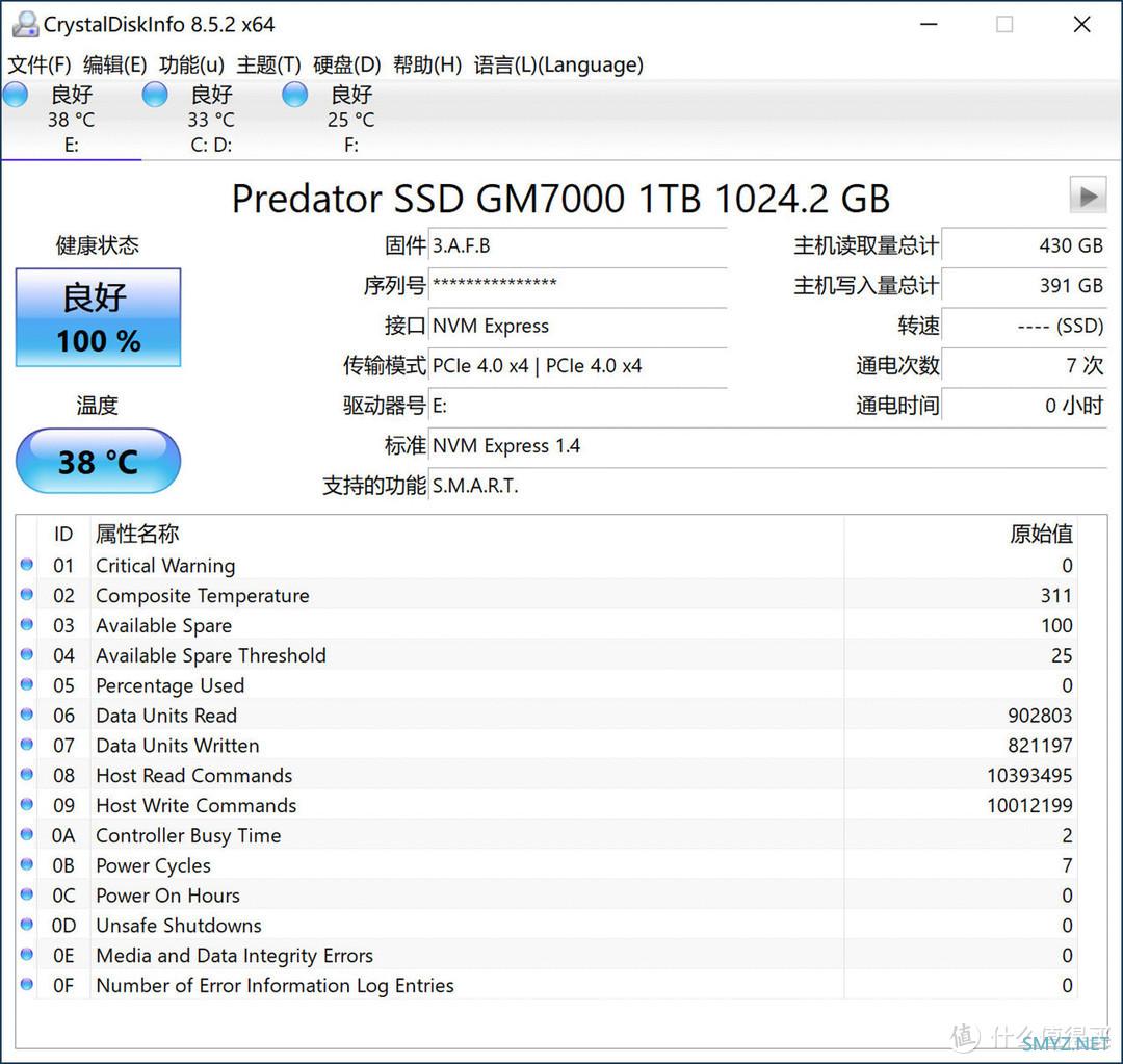 极速PCIe 4.0体验，宏碁掠夺者 GM7000 1TB SSD评测分享