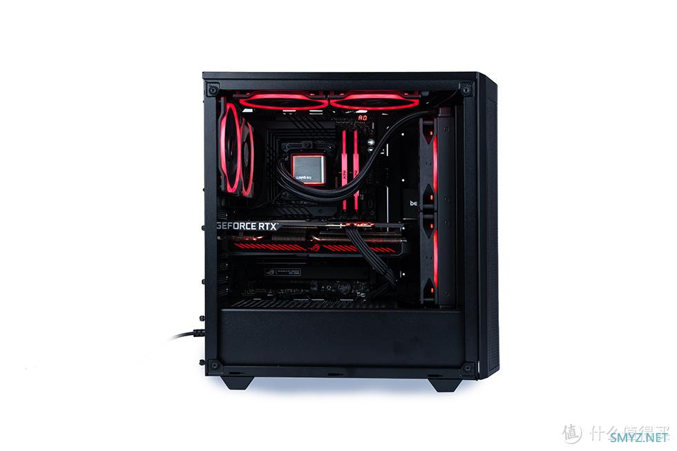 红黑静界—12700K+ROG MAXIMUS Z690 HERO+德商德静界全家桶装机展示