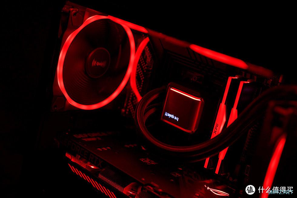 红黑静界—12700K+ROG MAXIMUS Z690 HERO+德商德静界全家桶装机展示