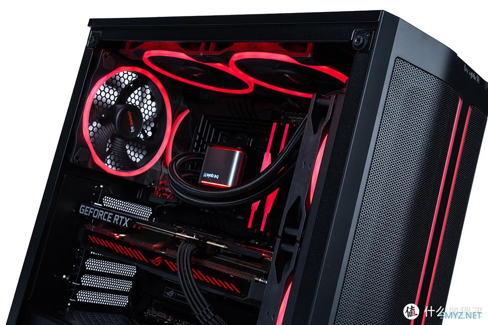 红黑静界—12700K+ROG MAXIMUS Z690 HERO+德商德静界全家桶装机展示