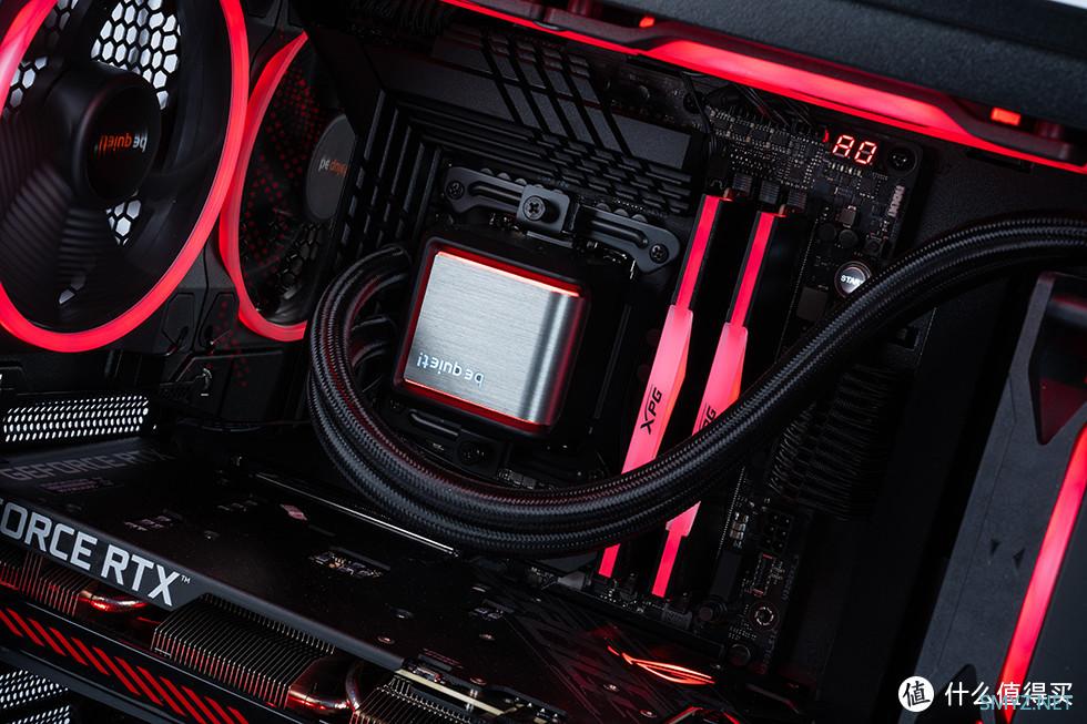 红黑静界—12700K+ROG MAXIMUS Z690 HERO+德商德静界全家桶装机展示