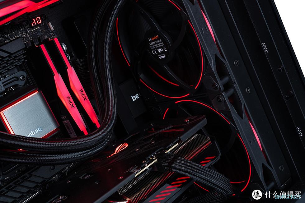 红黑静界—12700K+ROG MAXIMUS Z690 HERO+德商德静界全家桶装机展示