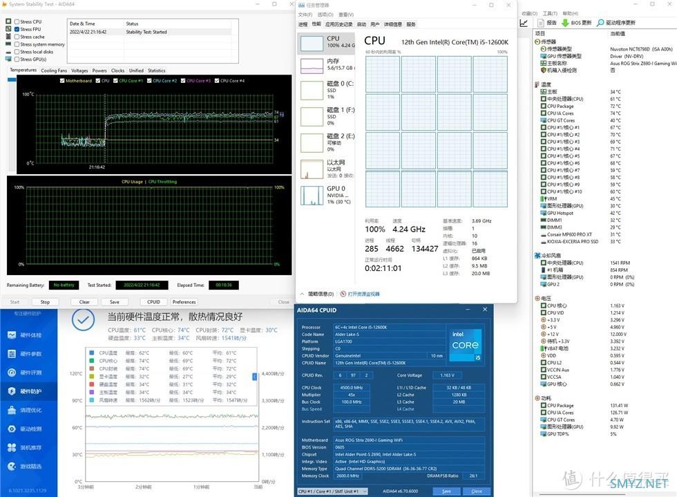 电脑装机手记 篇二十：12600K+ROG Z690i+3060Ti+分形工艺Torrent NANO RGB装机记